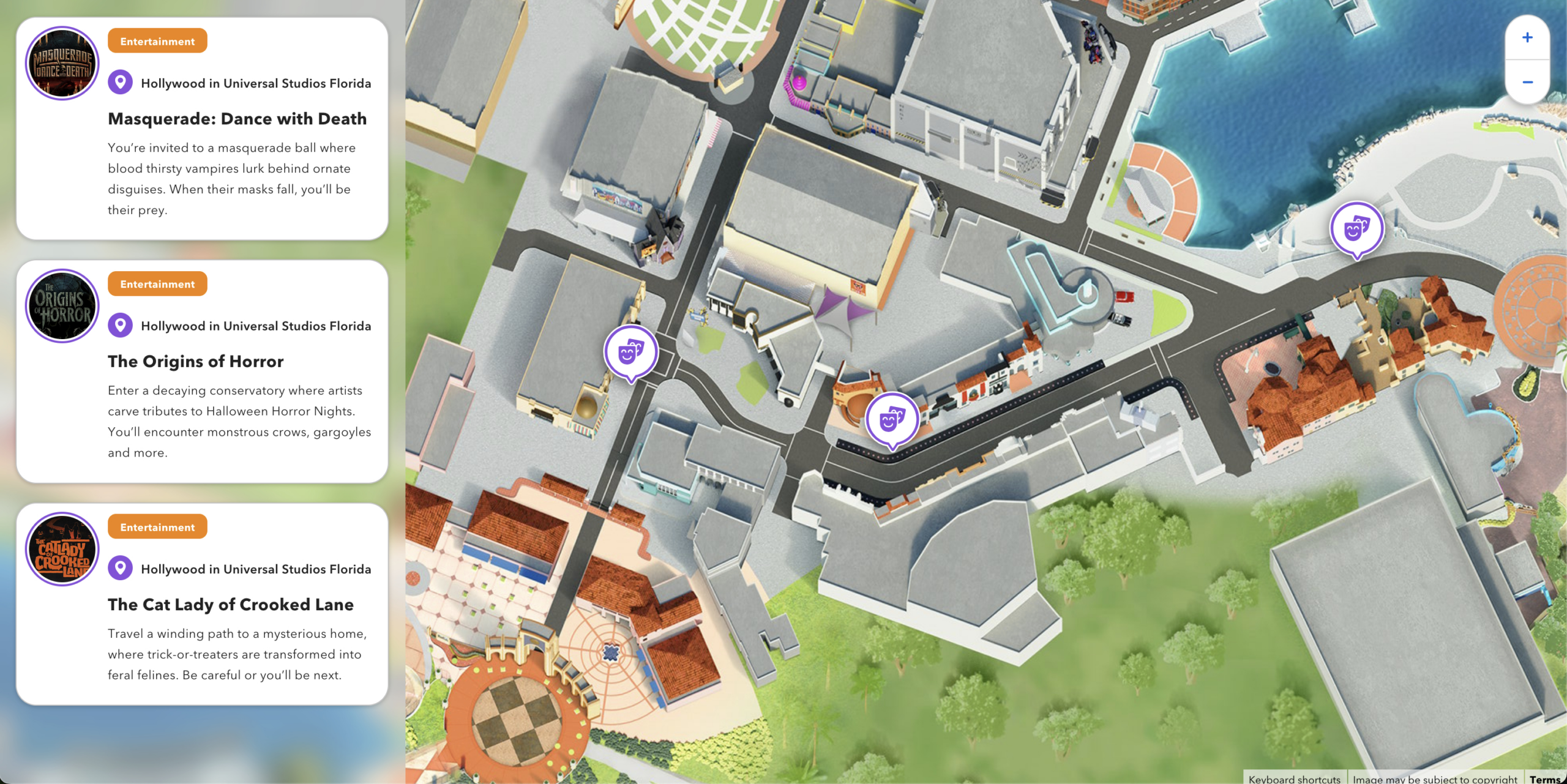 Universal Orlando Releases 2025 Halloween Horror Nights Map | Chip within Printable Halloween Horror Nights Map 2025