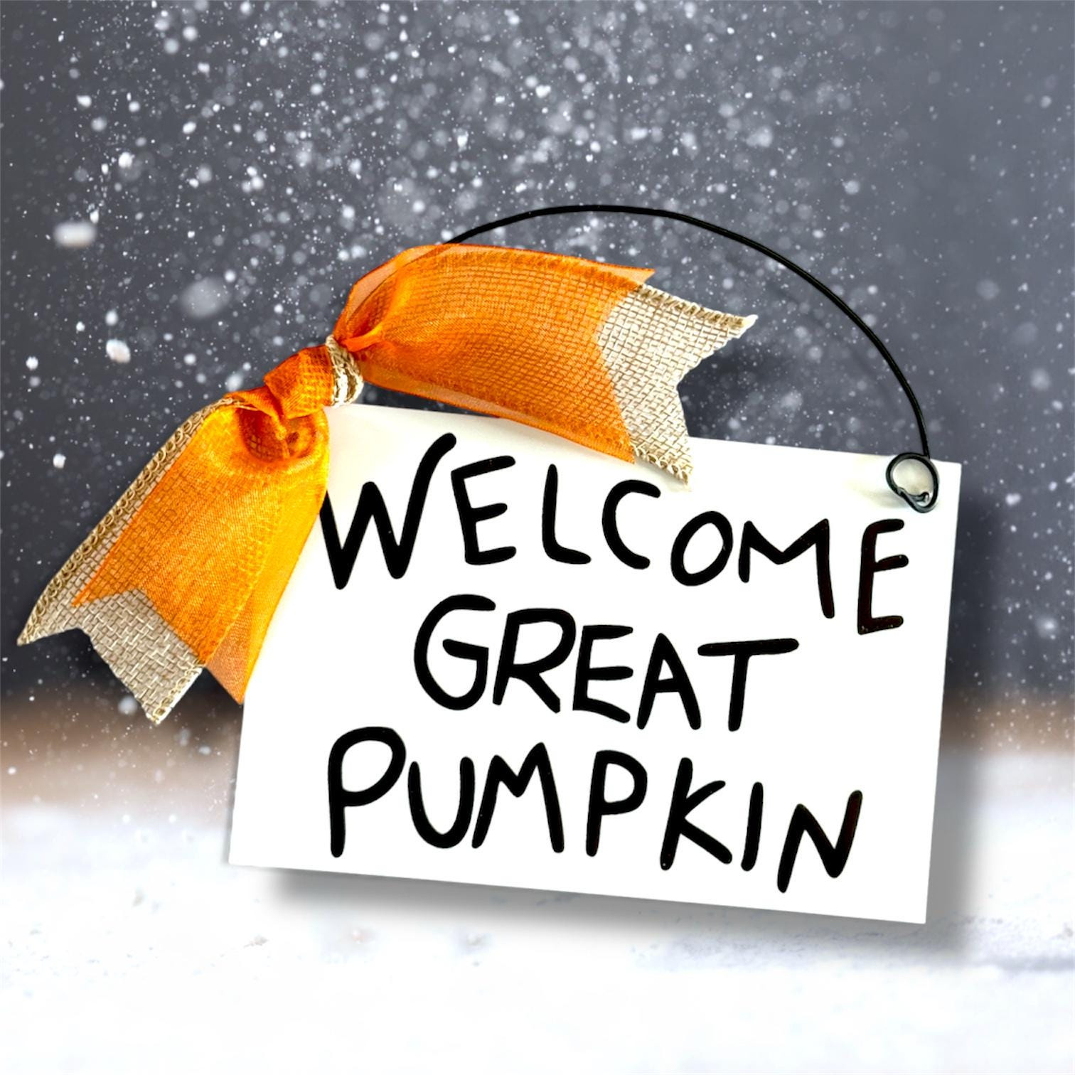 Welcome Great Pumpkin 4X6 Inch Sign. Wood Or Metal Option. - Etsy with regard to Welcome Great Pumpkin Sign Printable