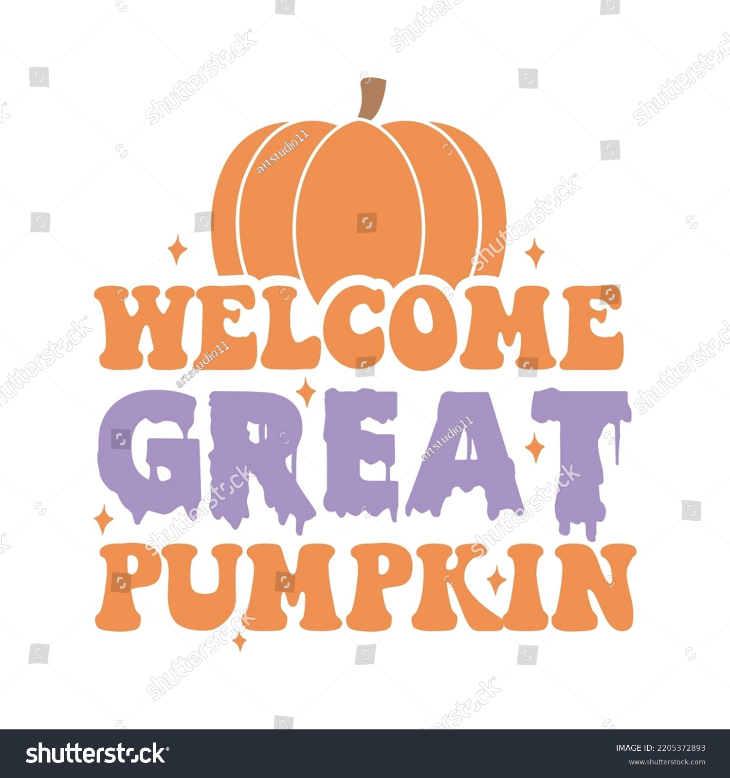 Welcome Great Pumpkin Halloween Svg Svg Stock Vector (Royalty Free with Welcome Great Pumpkin Sign Printable