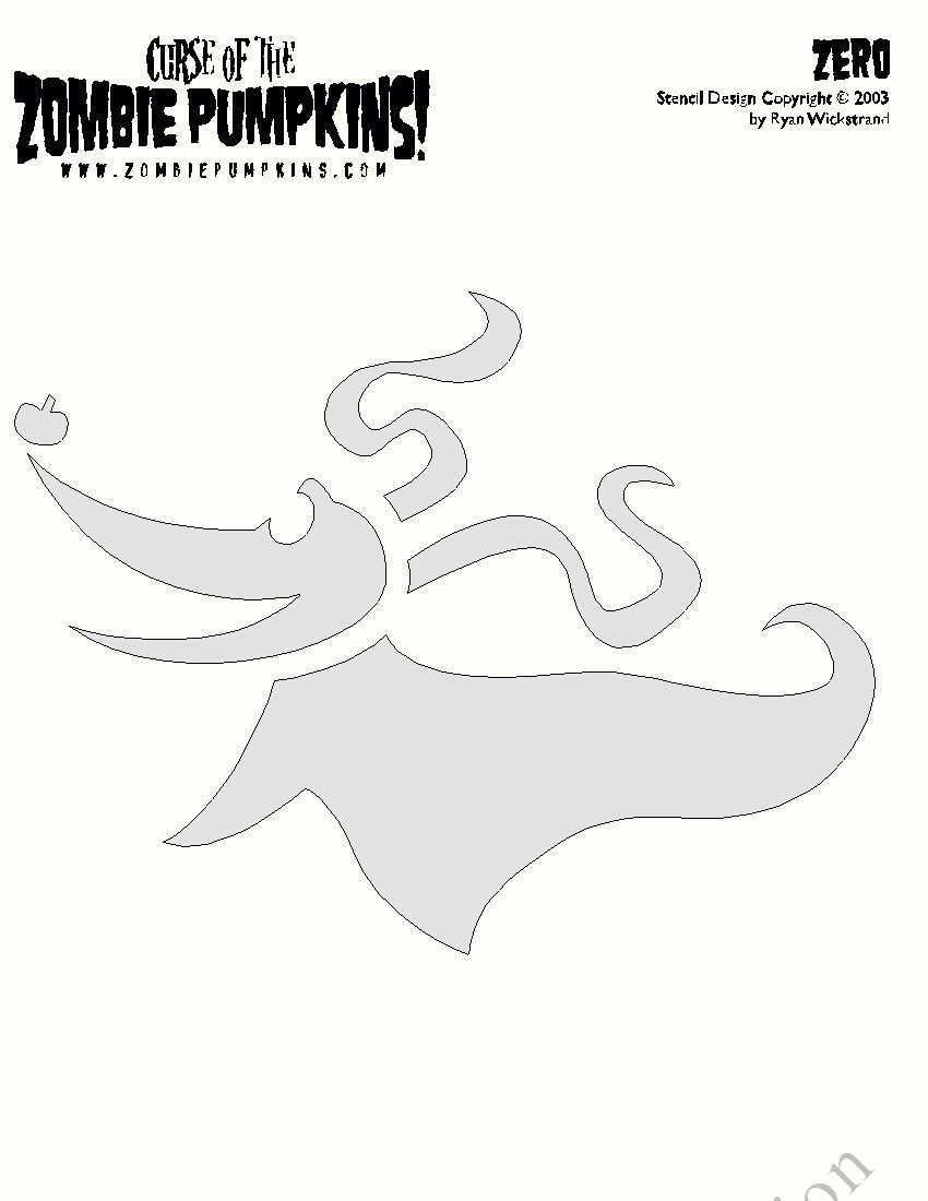 Zero Pumpkin Carving Stencil within Zero Pumpkin Stencil Printable