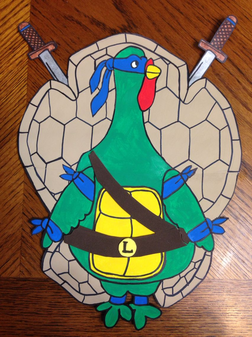 12 Paper Turkey Disguise Ideas | Turkey Disguise, Turkey Disguise in Printable Ninja Turtle Turkey Disguise