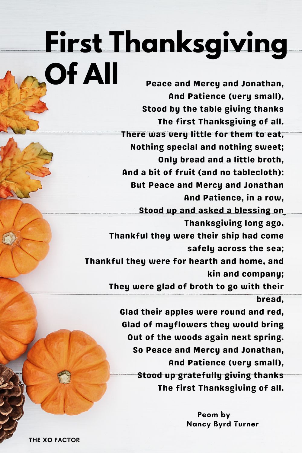 20 Thanksgiving Poems: Celebrating Gratitude And Togetherness throughout First Thanksgiving Of All Poem