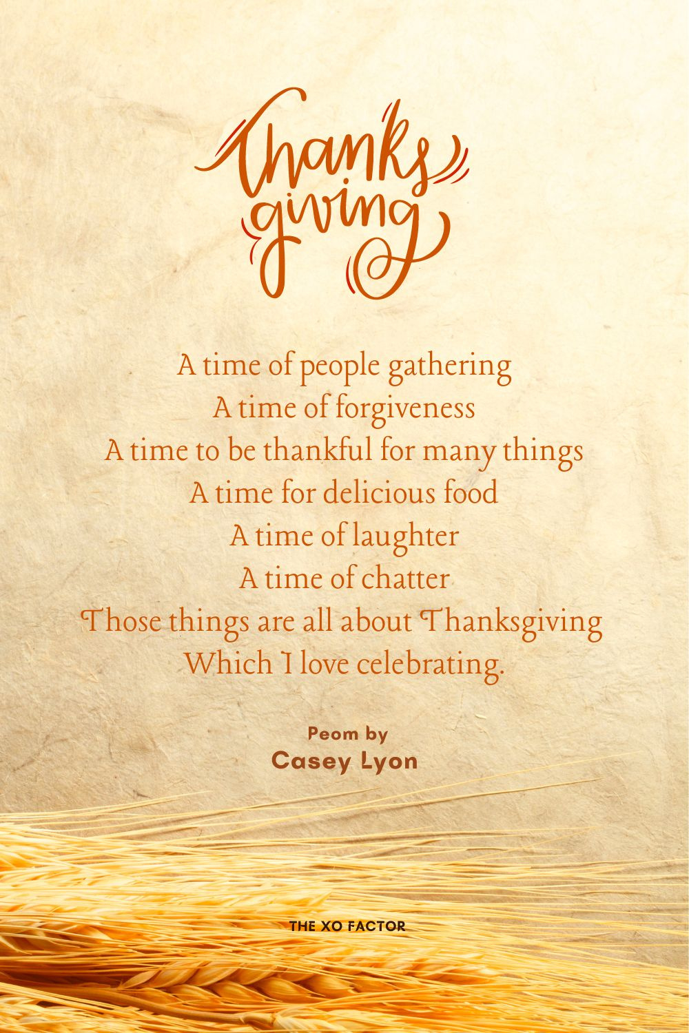 20 Thanksgiving Poems: Celebrating Gratitude And Togetherness with regard to Thanksgiving Thankful Poem
