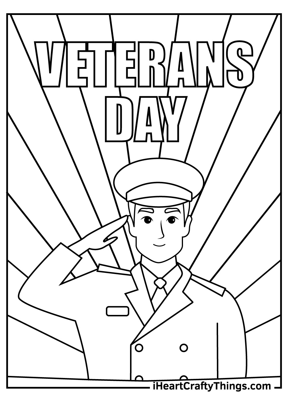 20+ Veterans Day Coloring Pages (Printable Free Pdfs) within Color Sheets For Veterans Day