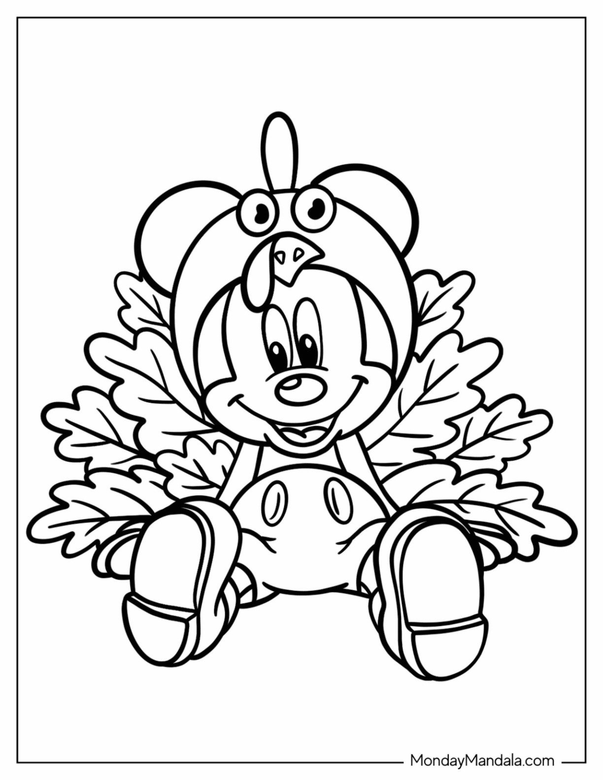 28 Disney Thanksgiving Coloring Pages (Free Printables) regarding Disney Thanksgiving Coloring Pages Printables