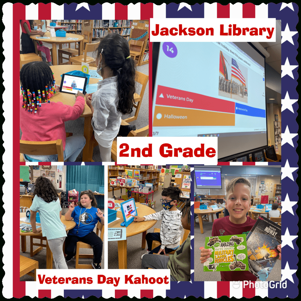 2Nd Grade Celebrates Veterans Day – Jackson Elementary Library with Cheryl Dyson Veterans Day Poem