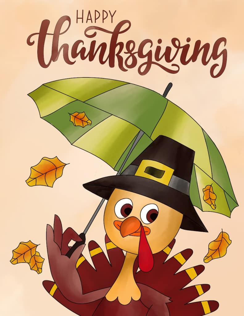 3 Free Printable Happy Thanksgiving Signs regarding Happy Thanksgiving Printable Image