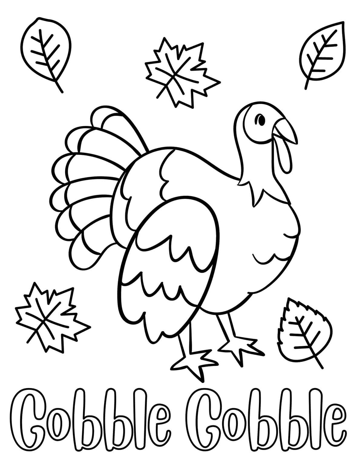 30 Free Thanksgiving Turkey Coloring Pages For Kids - Prudent pertaining to Free Thanksgiving Coloring Printables