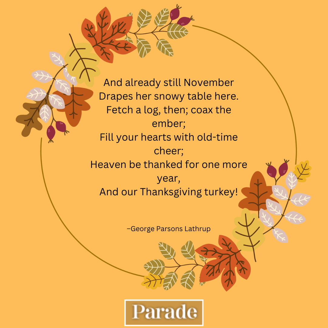 30 Thanksgiving Poems To Read At The Table - Parade in Thanksgiving In Heaven Poem