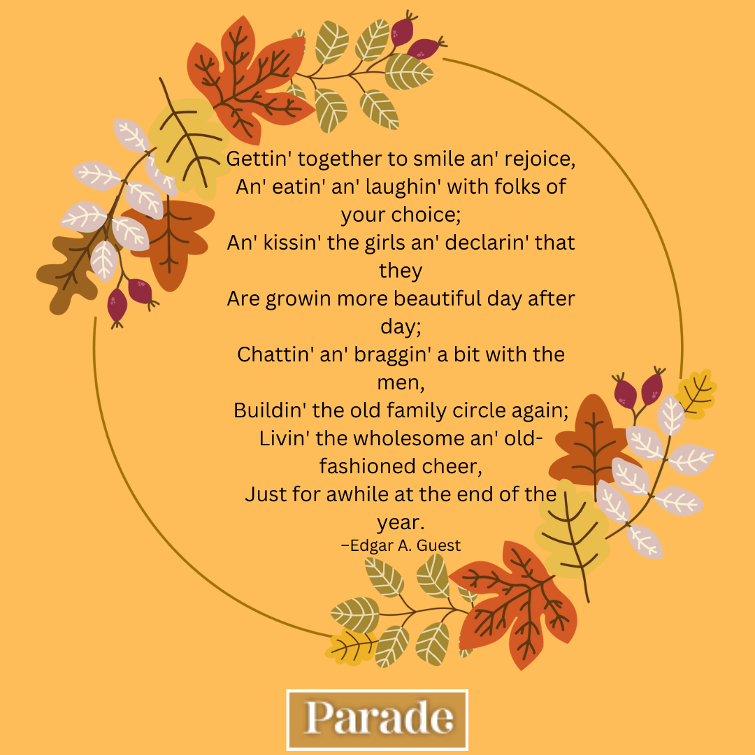 30 Thanksgiving Poems To Read At The Table - Parade inside Grief Thanksgiving Poem