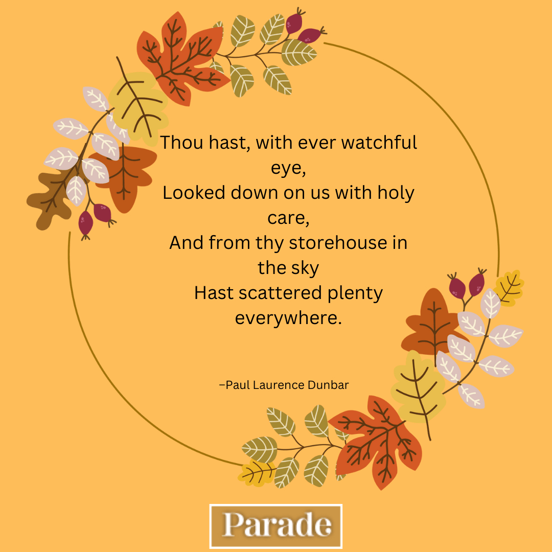 30 Thanksgiving Poems To Read At The Table - Parade with regard to Short Poem On Thanksgiving