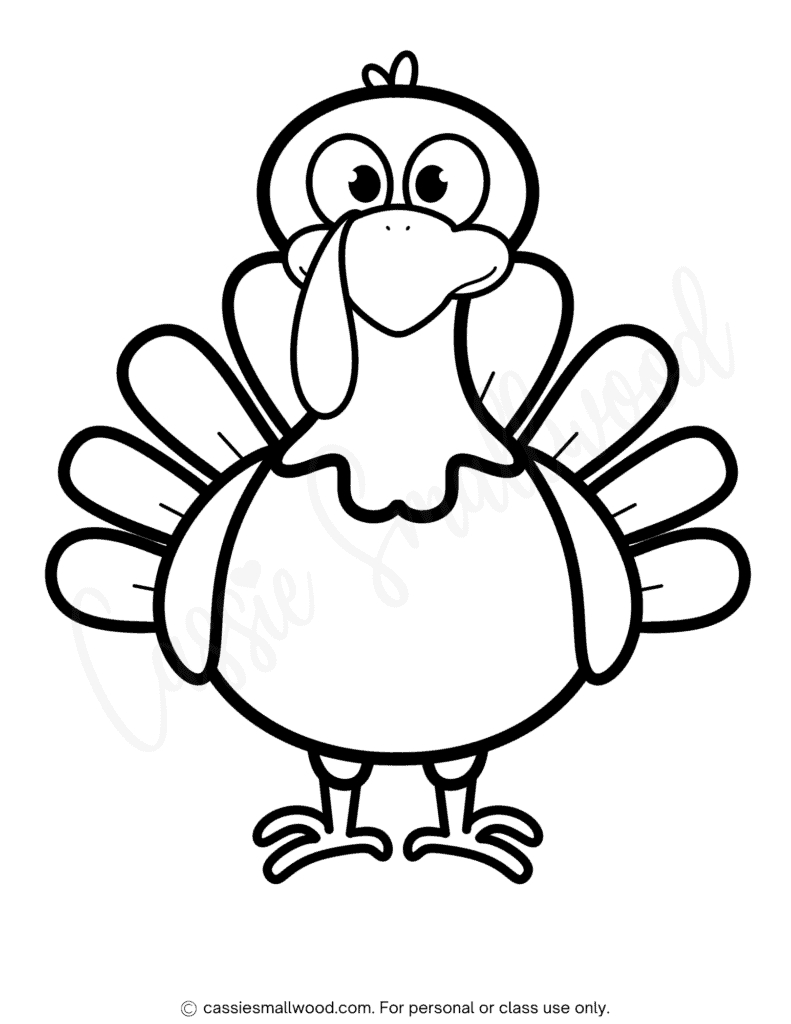 31 Cutest Turkey Templates - Cassie Smallwood with Free Printable Turkey Templates
