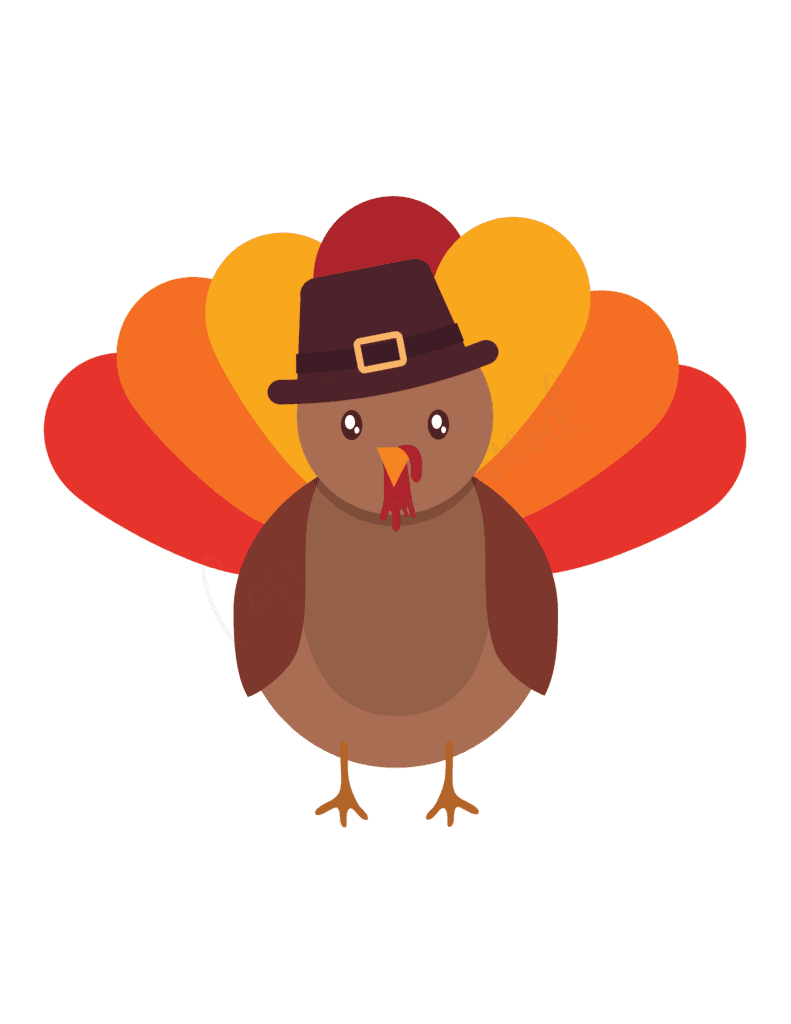 31 Cutest Turkey Templates - Cassie Smallwood with regard to Colored Turkey Template Printable