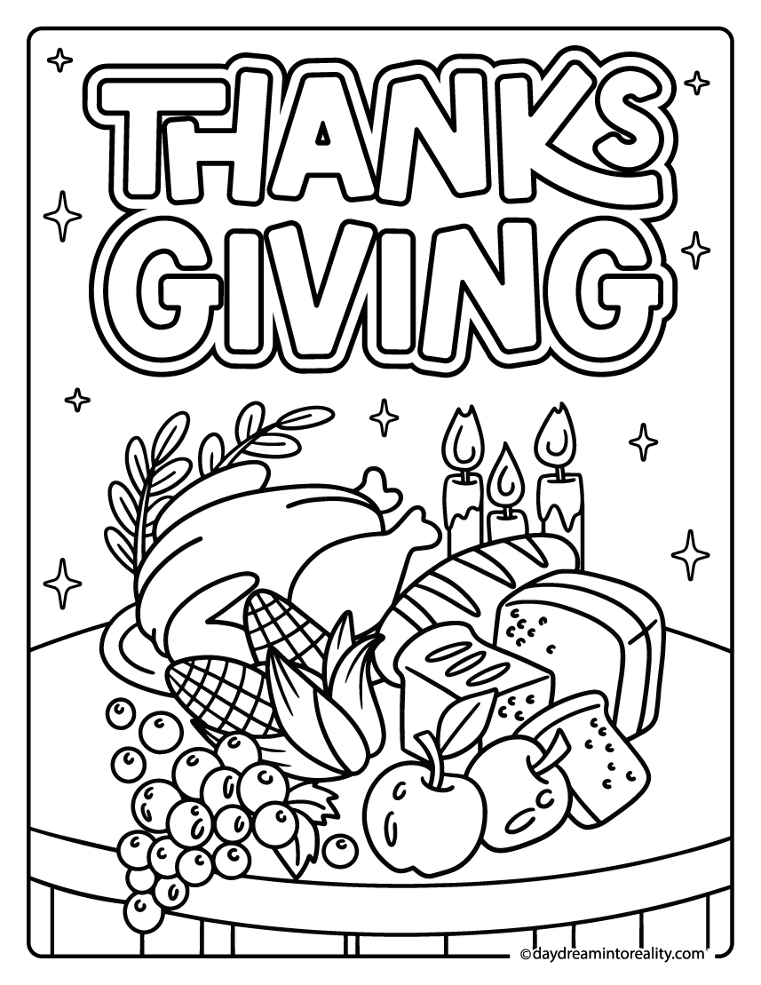31+ Thanksgiving Coloring Pages | Free Pdf Printables ~ Daydream in Thanksgiving Coloring Printable Pages