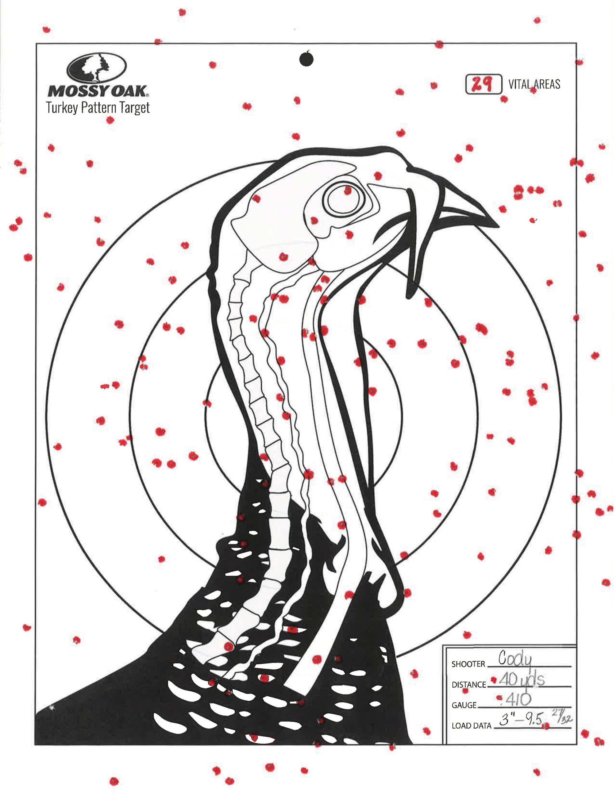 410 Turkey Hunting: Shotguns, Loads, Chokes, And More | Mossy Oak inside Mossy Oak Printable Turkey Targets
