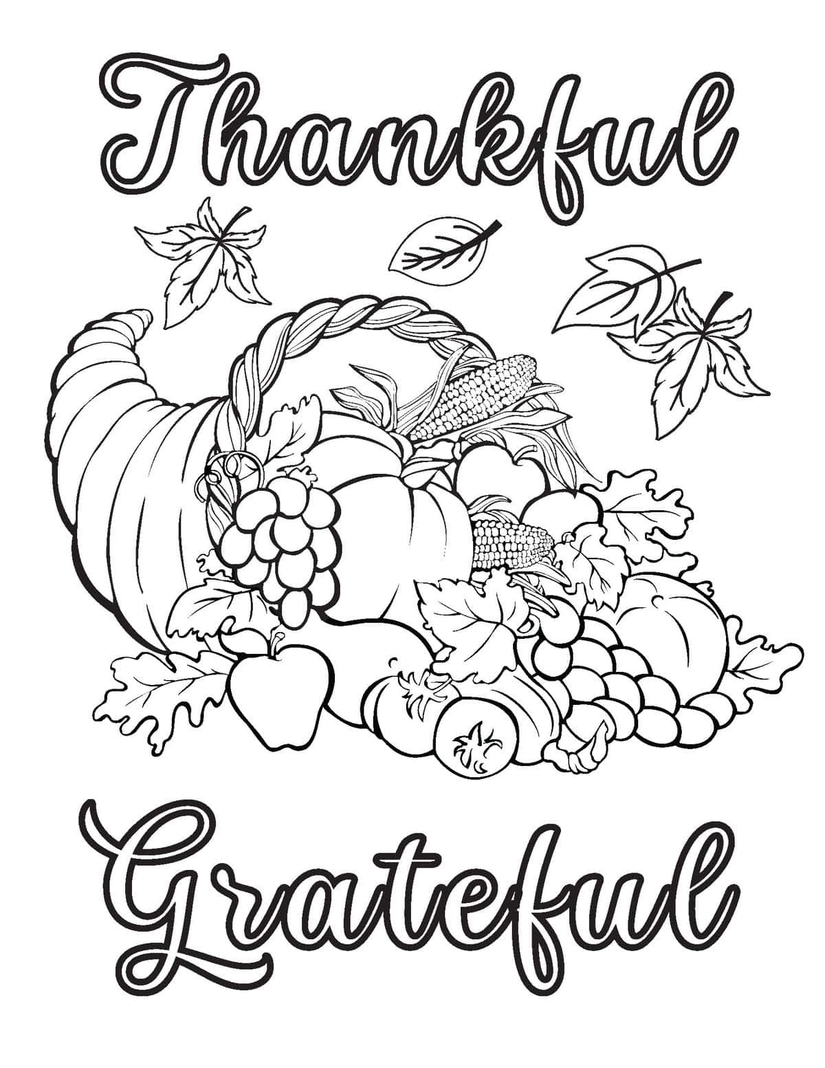45 Free Thanksgiving Coloring Pages For Kids And Adults - Prudent inside Thanksgiving Printables For Adults