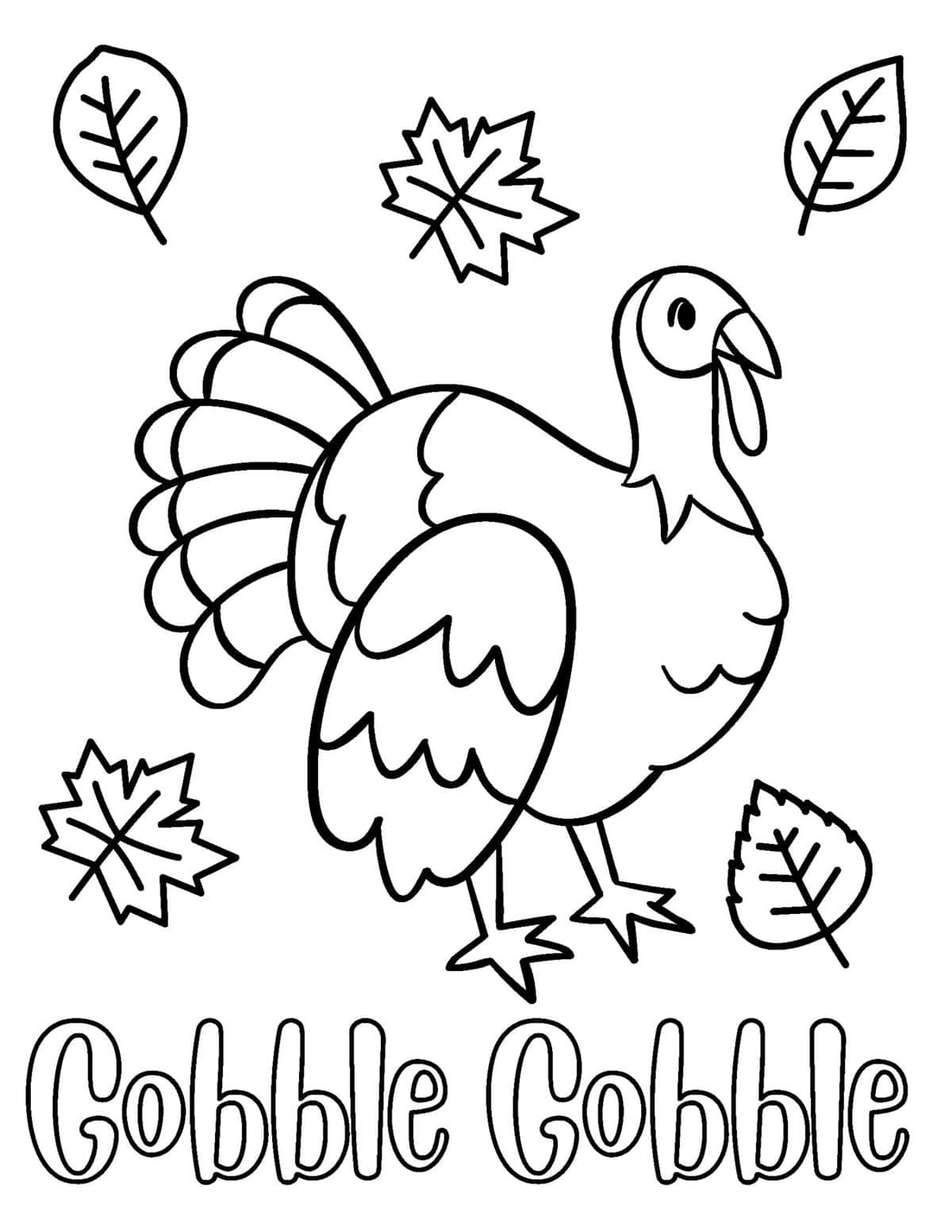 45 Free Thanksgiving Coloring Pages For Kids And Adults - Prudent pertaining to Free Coloring Pages Printable Thanksgiving