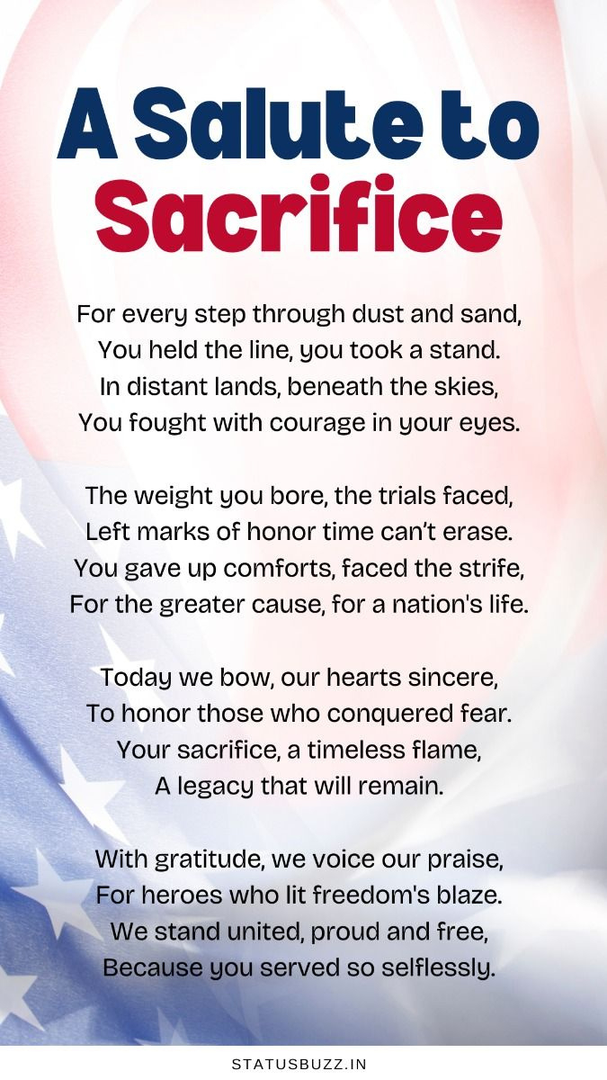 50+ Patriotic Veterans Day Poems for Veterans Day Speeches Poems