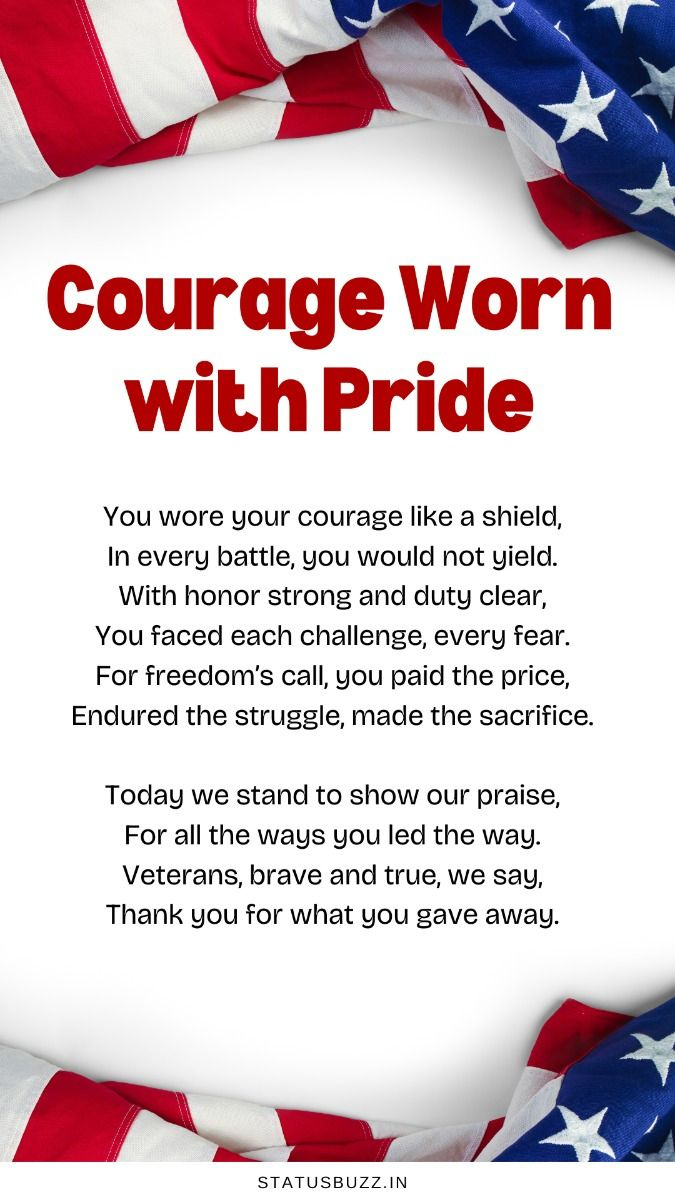 50+ Veterans Day Poems For Our Heroes throughout Veterans Day Speeches Poems
