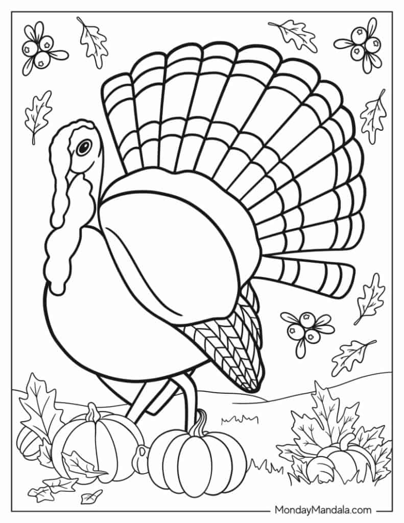 67 Thanksgiving Coloring Pages (Free Pdf Printables) regarding Thanksgiving Coloring Sheets Free Printable