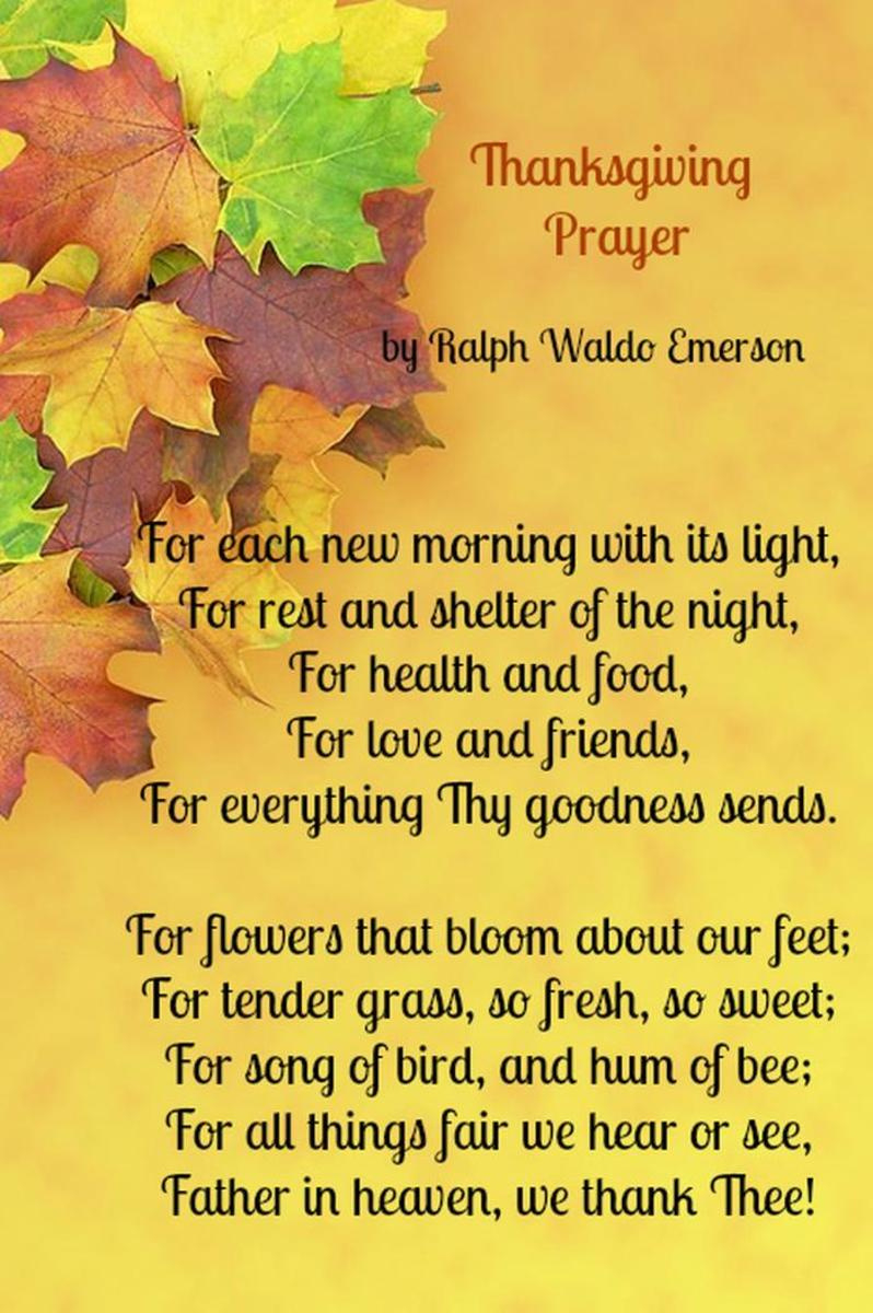 Best Thanksgiving Poems - Hubpages inside Thanksgiving In Heaven Poem