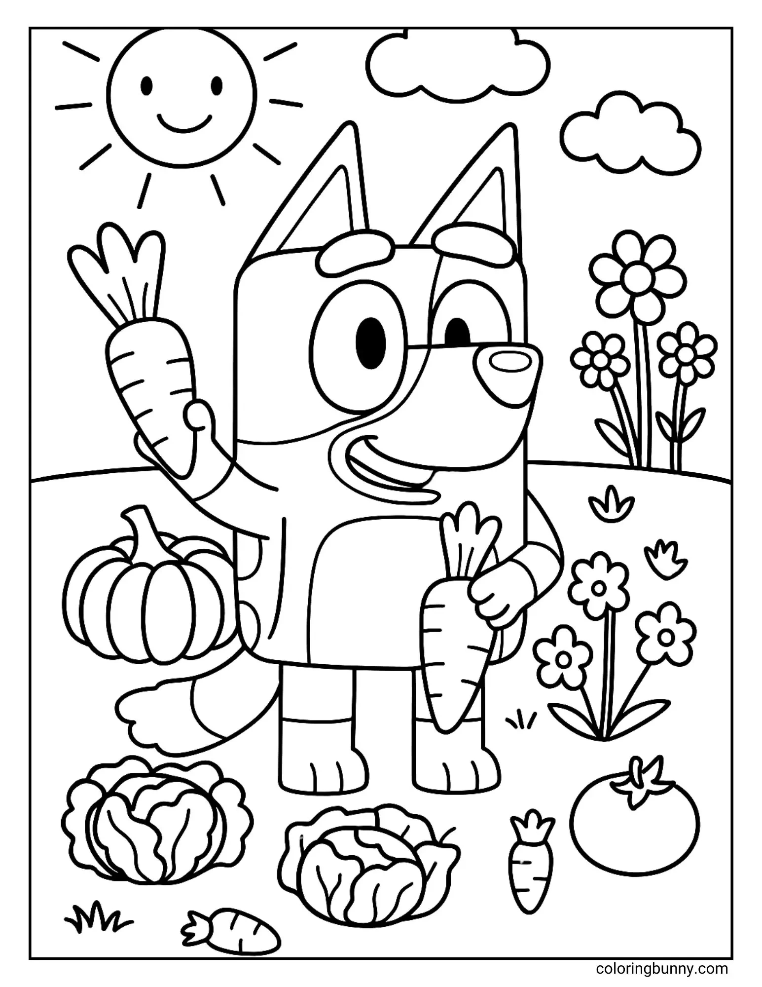 Bluey Fall Coloring Pages (19 Free Printable Pdfs) regarding Bluey Thanksgiving Coloring Pages Printable