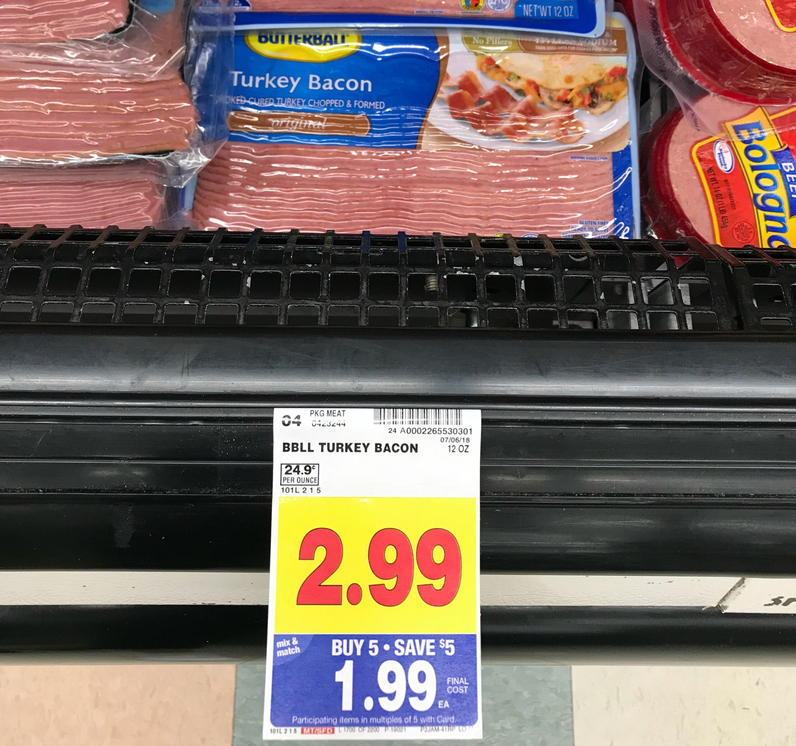 Butterball Turkey Bacon Only $0.94 With Kroger Mega Event for Butterball Turkey Coupons Printable