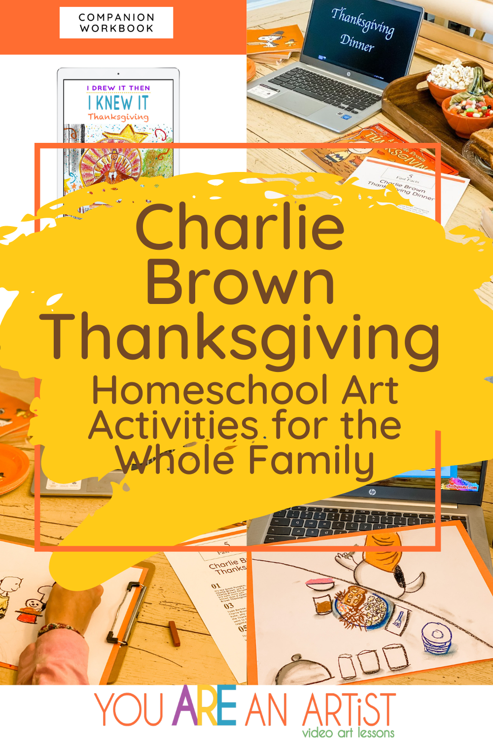 Charlie Brown Thanksgiving Homeschool Art Activities in Charlie Brown Thanksgiving Activities Printable