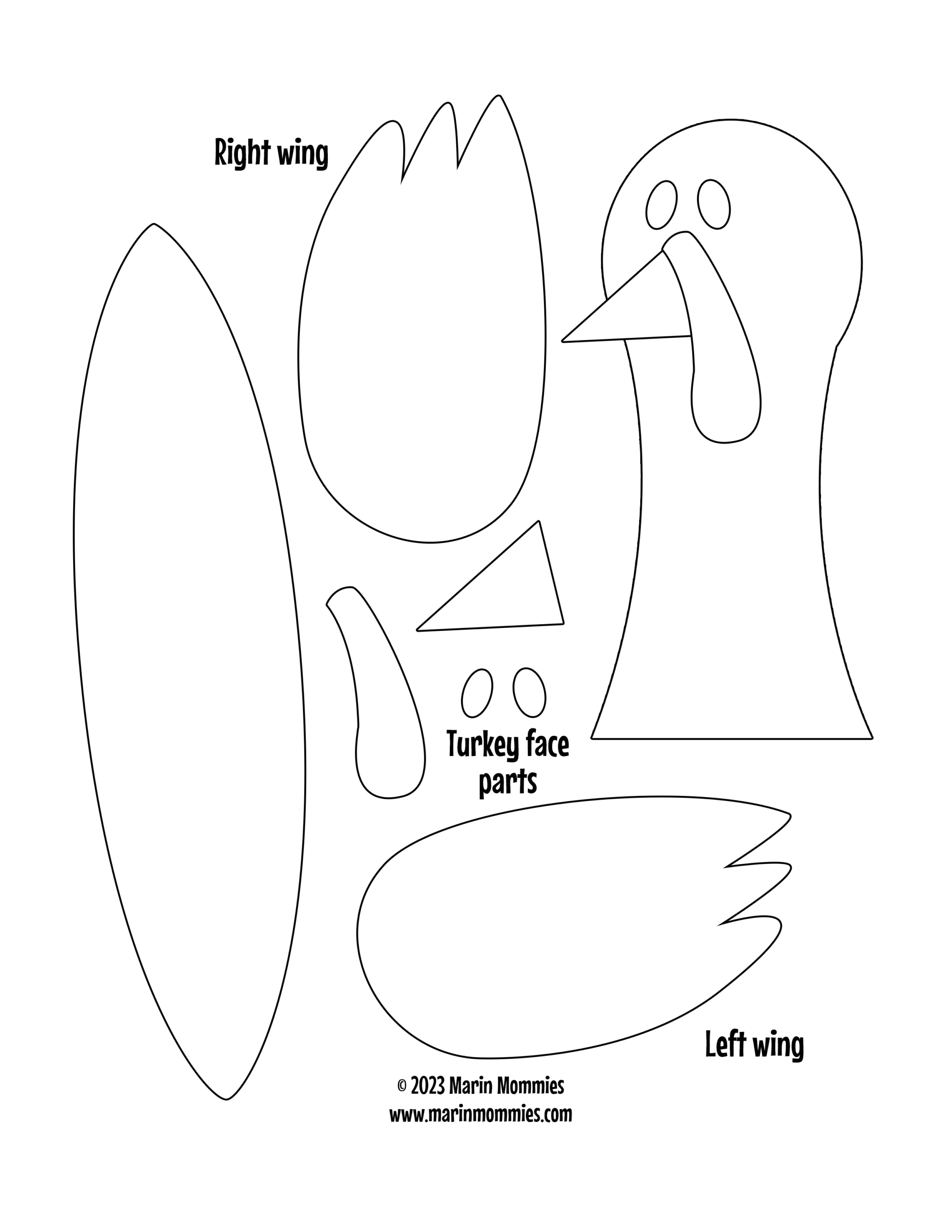 Create A Cute Pumpkin Turkey Centerpiece For Thanksgiving | Marin pertaining to Printable Turkey Head Template