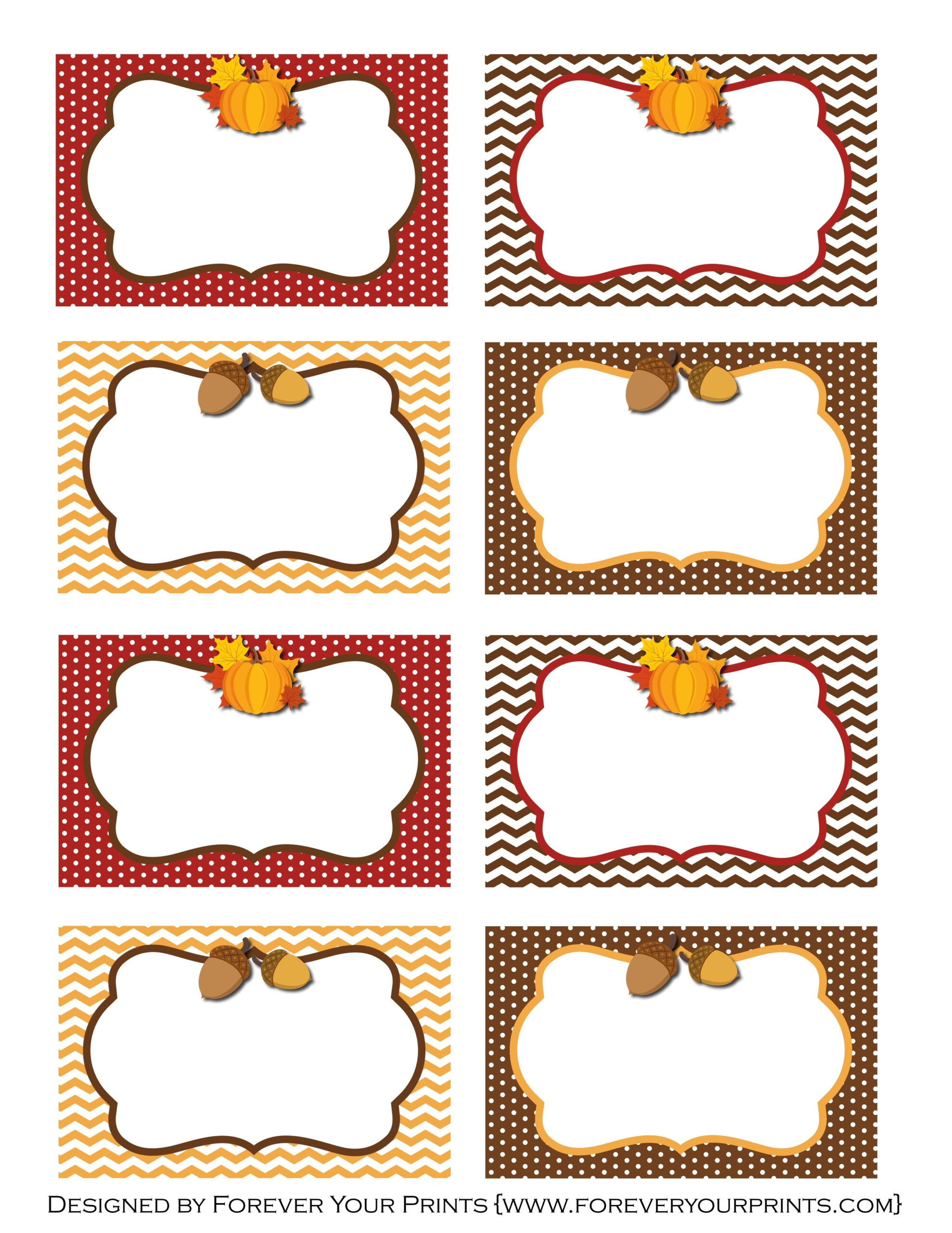 Discover 12 Fall Name Tags And Free Thanksgiving Ideas regarding Free Printable Turkey Name Tags