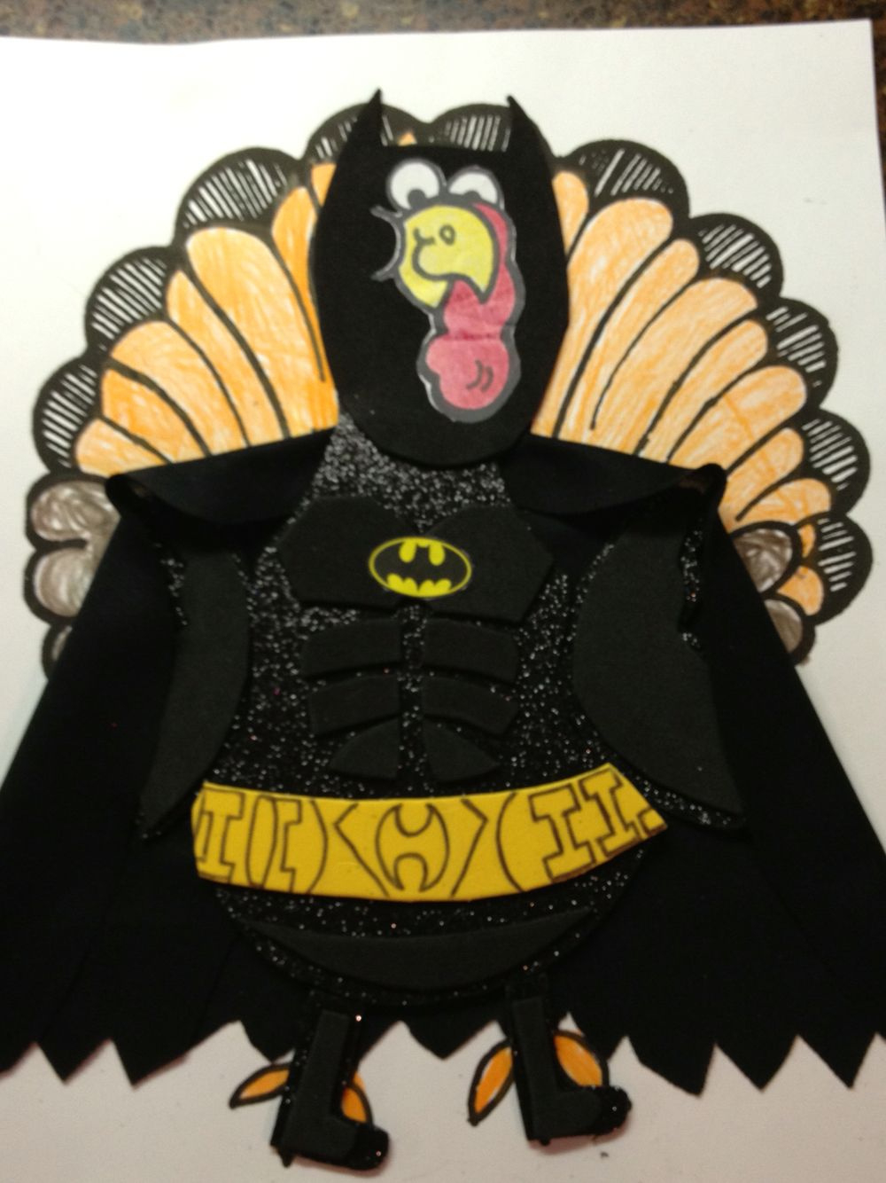 Discover 9 Disguise A Turkey Project And Turkey Dressed As Batman in Turkey In Disguise Batman Printable
