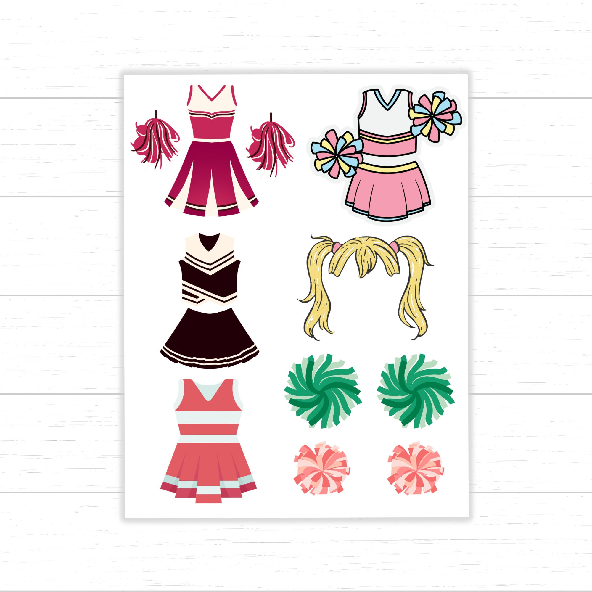 Disguise A Turkey Cheerleader, Cheerleader Turkey, Turkey In in Cheerleader Turkey Disguise Printable