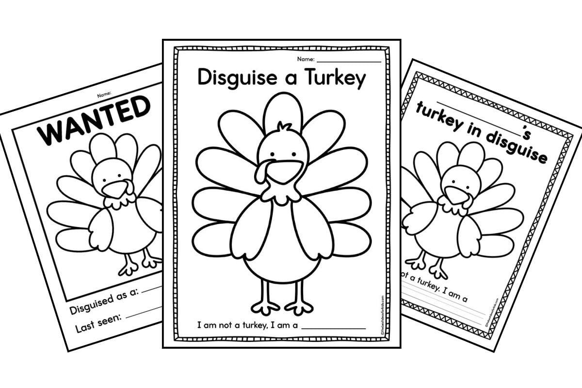 Disguise A Turkey Template (Free Printables) - The Best Ideas For Kids with regard to Thanksgiving Disguise a Turkey Free Printable