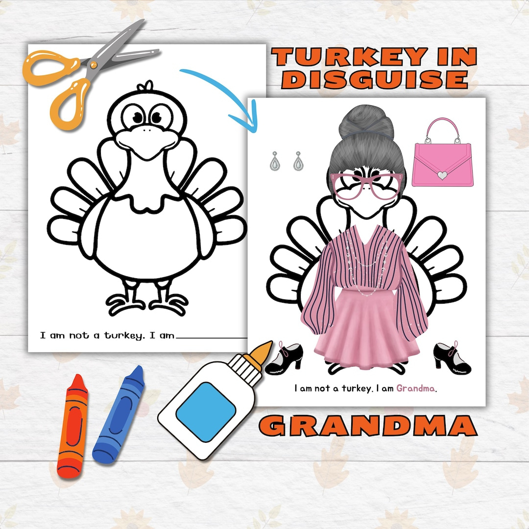 Disguise A Turkey Thanksgiving Printable Crafts For Kids And pertaining to Turkey Disguise Printable