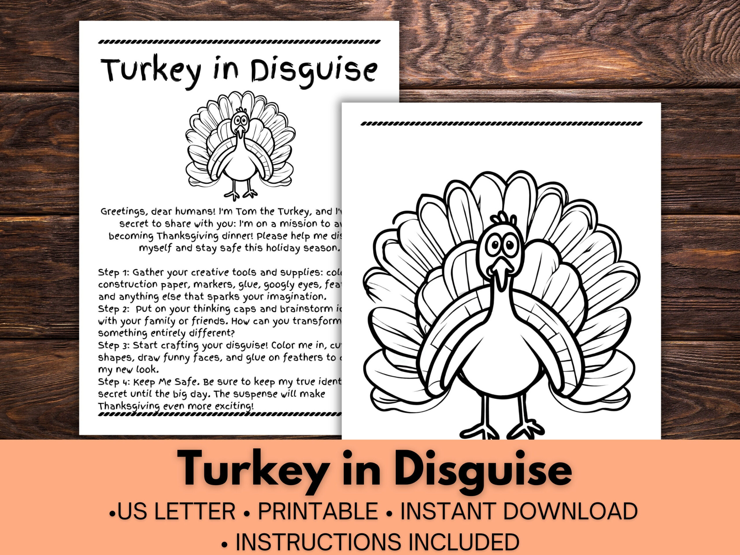 Disguise A Turkey, Turkey In Disguise Thanksgiving Activity, Tom The  Turkey, Turkey Craft regarding Tom the Turkey Printable