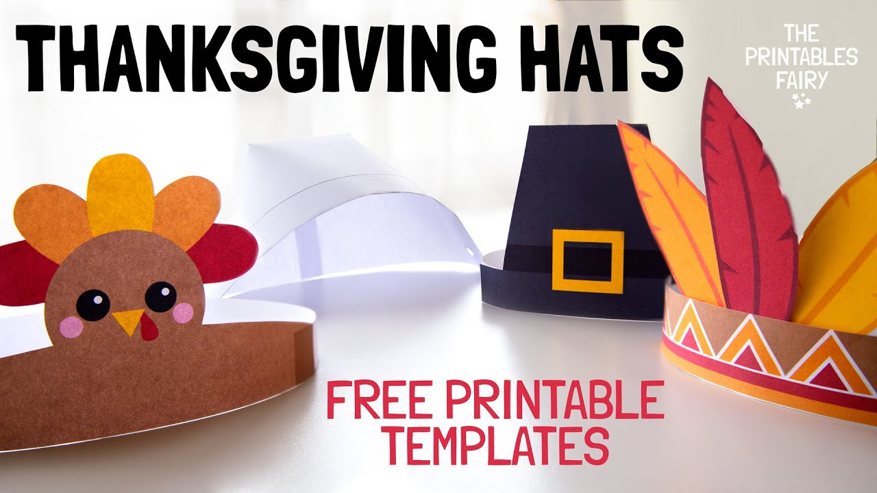 Diy Thanksgiving Hats For Kids - The Printables Fairy within Turkey Hat Craft Printable