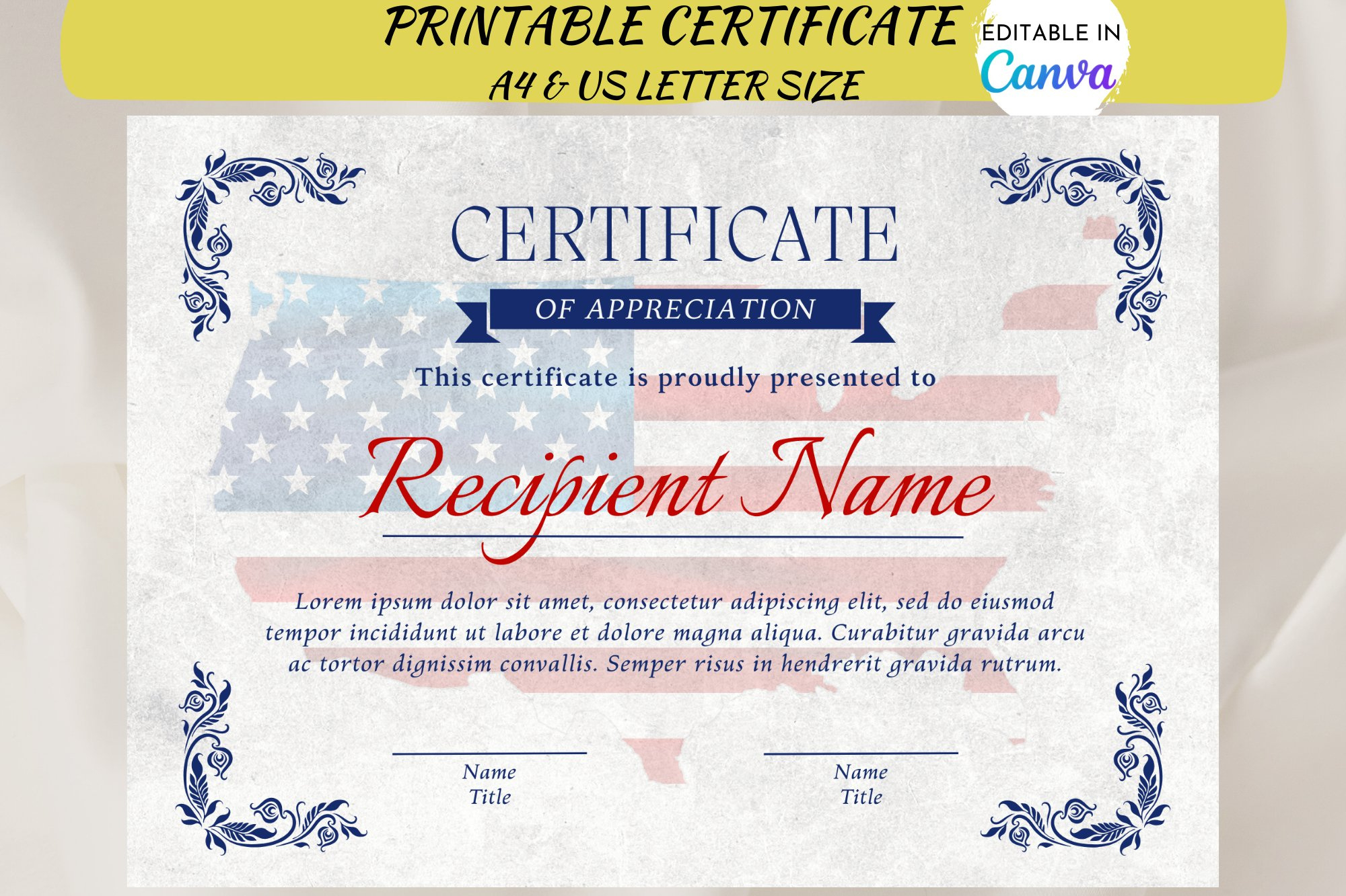 Editable Usa Flag Veteran&amp;#039;S Patriot Day (2592334) with regard to Free Printable Veterans Day Certificates