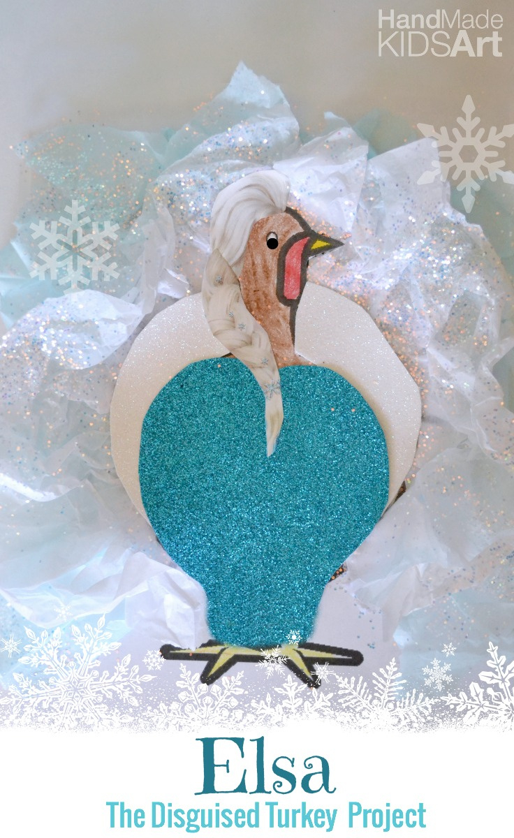 Elsa Turkey Disguise - Innovation Kids Lab pertaining to Elsa Turkey Disguise Printable Free