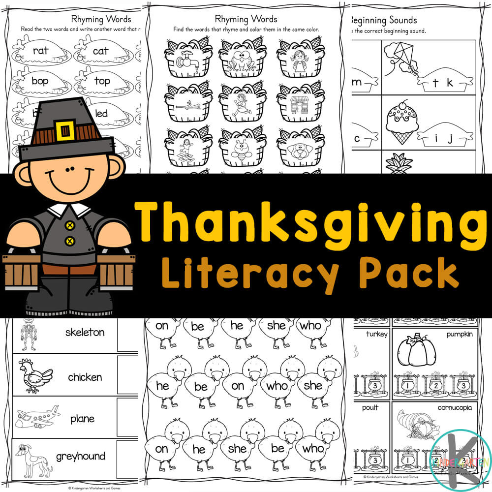 🦃 Free Printable Thanksgiving Worksheets For Kindergarten intended for Free Printable Thanksgiving Worksheets For 1st Grade