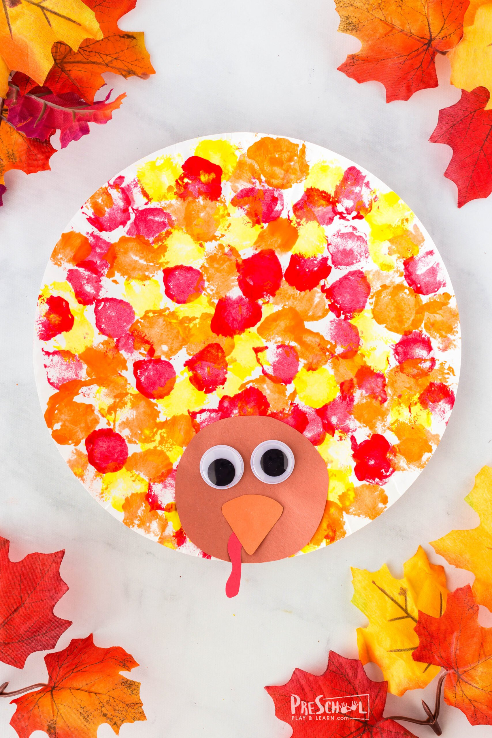 🦃 Paper Plate Fall Turkey Craft For Preschoolers In November in Printable Turkey Crafts For Preschoolers