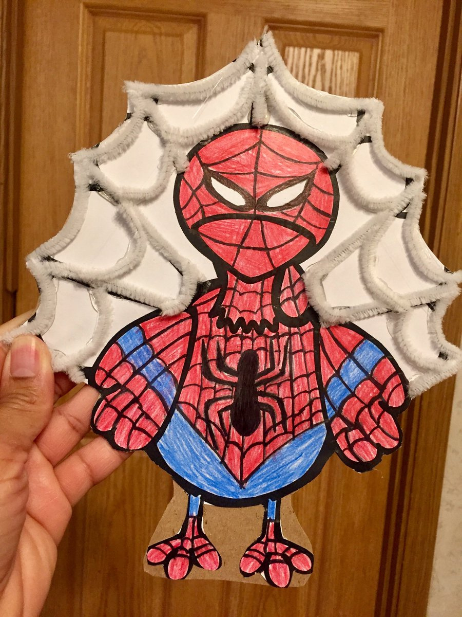 Face Of Hope And Beauty On X with Turkey in Disguise Spiderman Template Printable