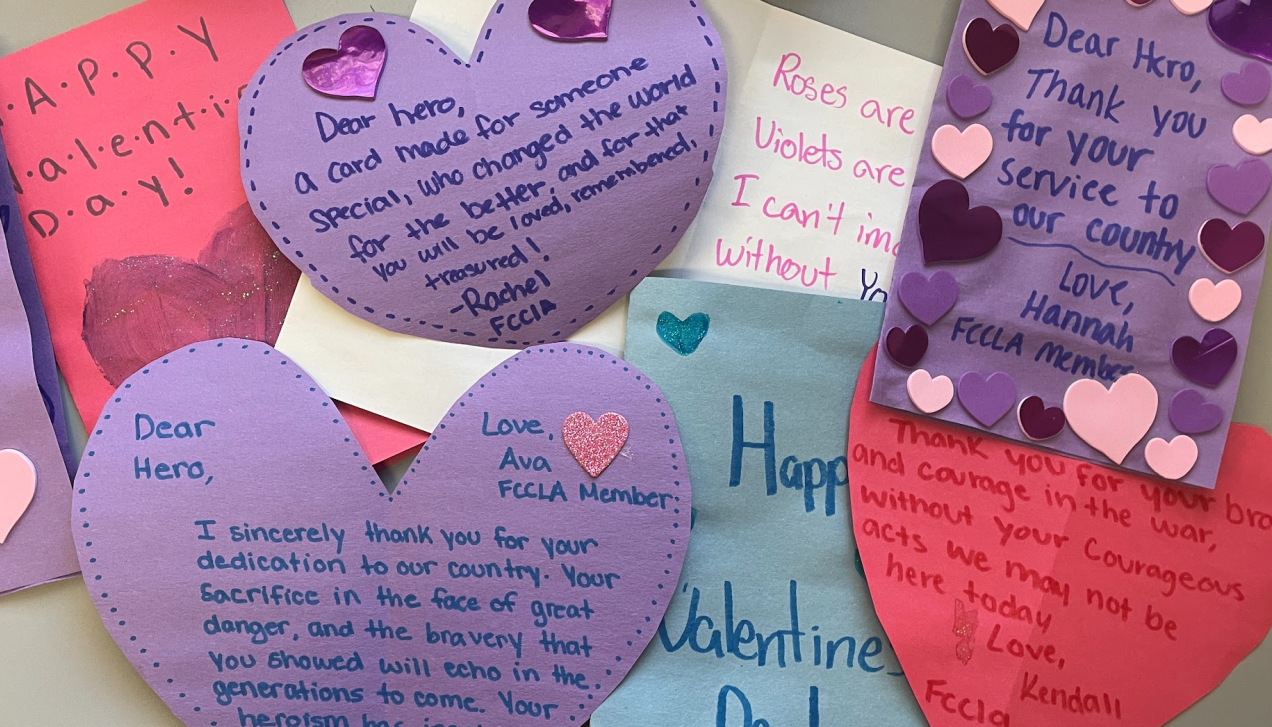 Fccla Makes Valentines For Veterans – Knight Krier with Printable Valentines For Veterans