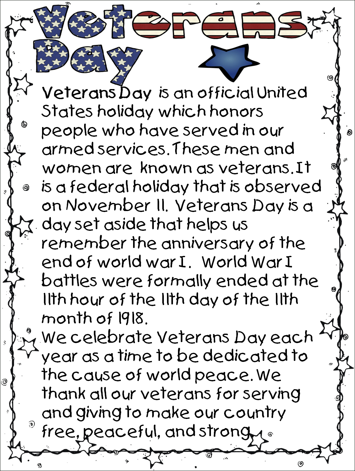 First Grade Wow: Veterans Day Mini Unit throughout Veterans Day Poems For Kids