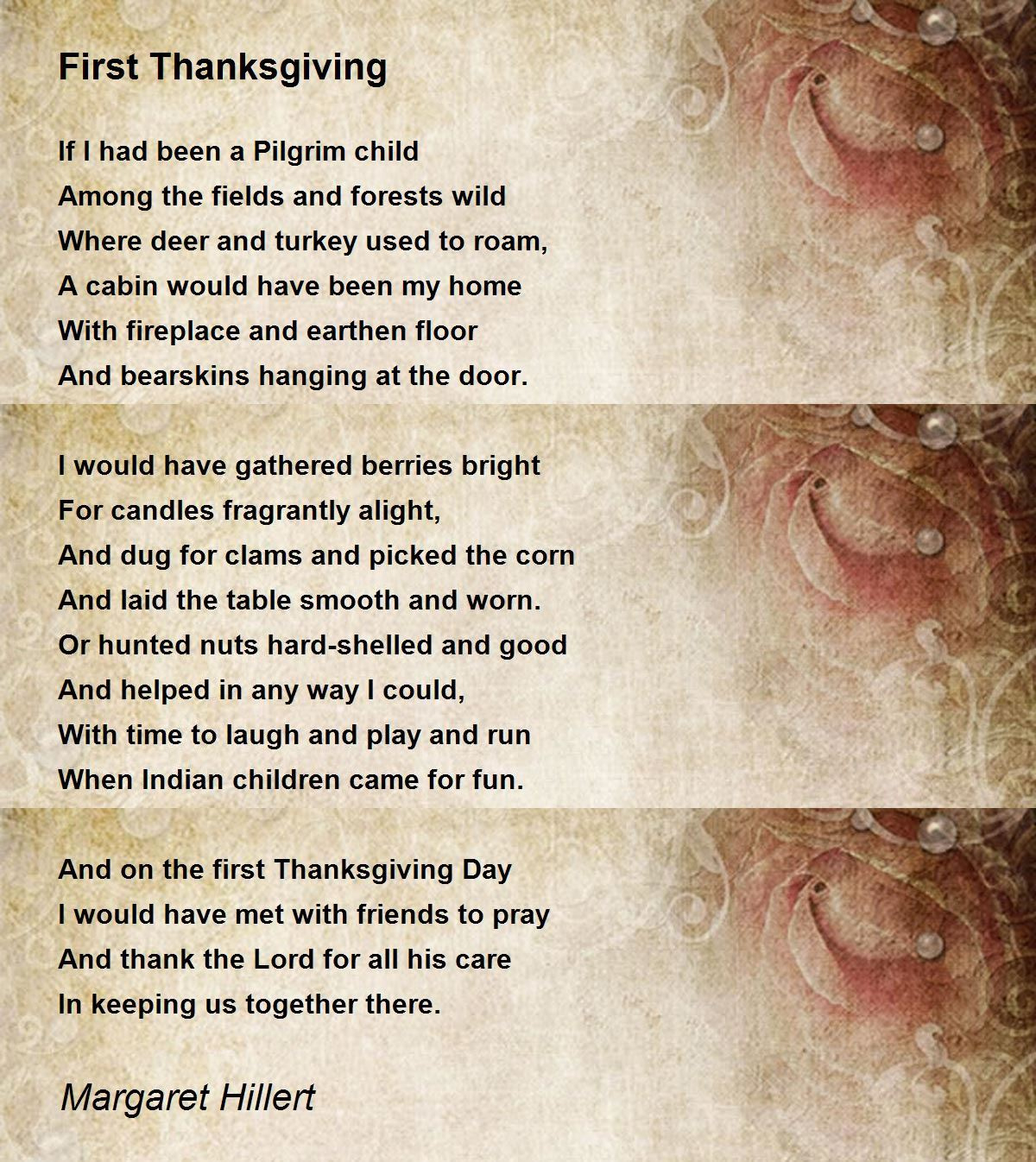 First Thanksgiving - First Thanksgiving Poemmargaret Hillert pertaining to Poem About the First Thanksgiving