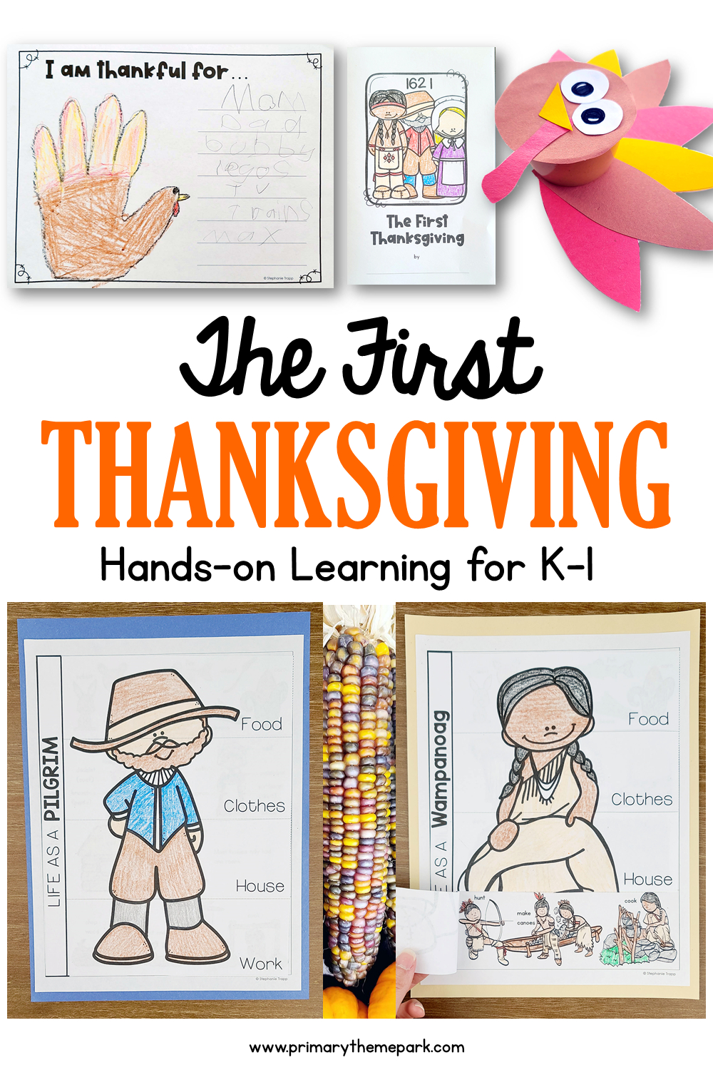 First Thanksgiving Unit For Kindergarten And First Grade - Primary with The First Thanksgiving Worksheets Lessons and Printables