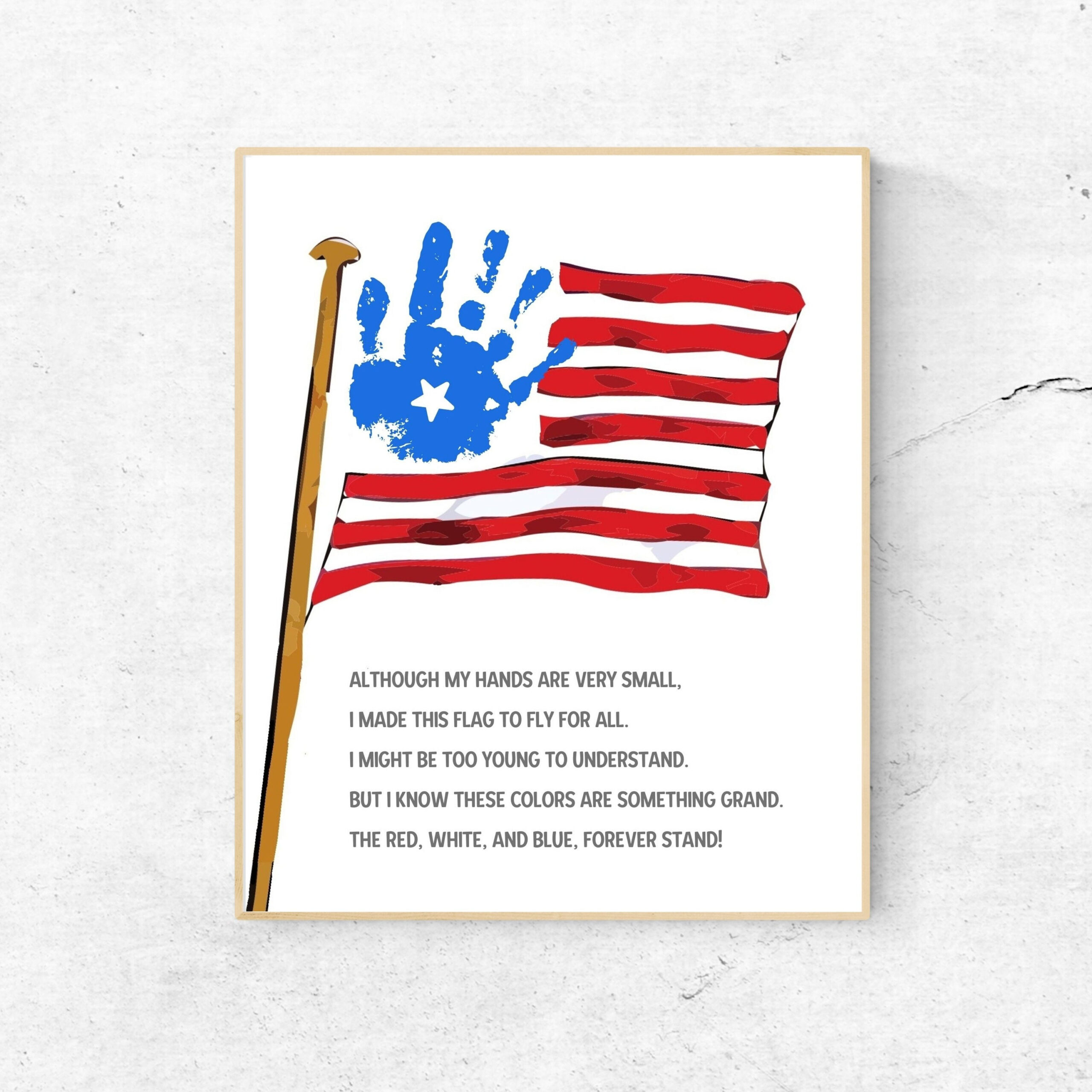 Flag Day Poem - Etsy inside Veterans Day Poem For Preschool