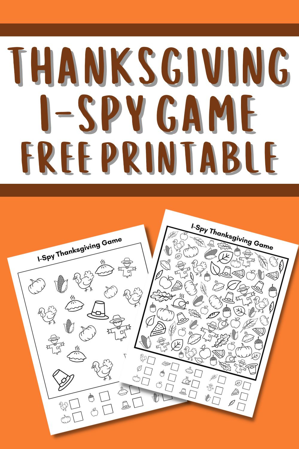 Free I Spy Thanksgiving Printables Your Kids Will Love! - Originalmom in Free Printable Thanksgiving Hidden Pictures Printables