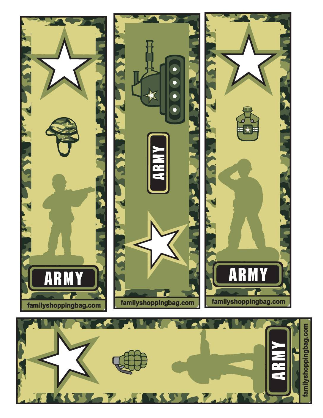 Free Printable Military Bookmarks, Download Free Printable for Free Printable Veterans Day Bookmarks