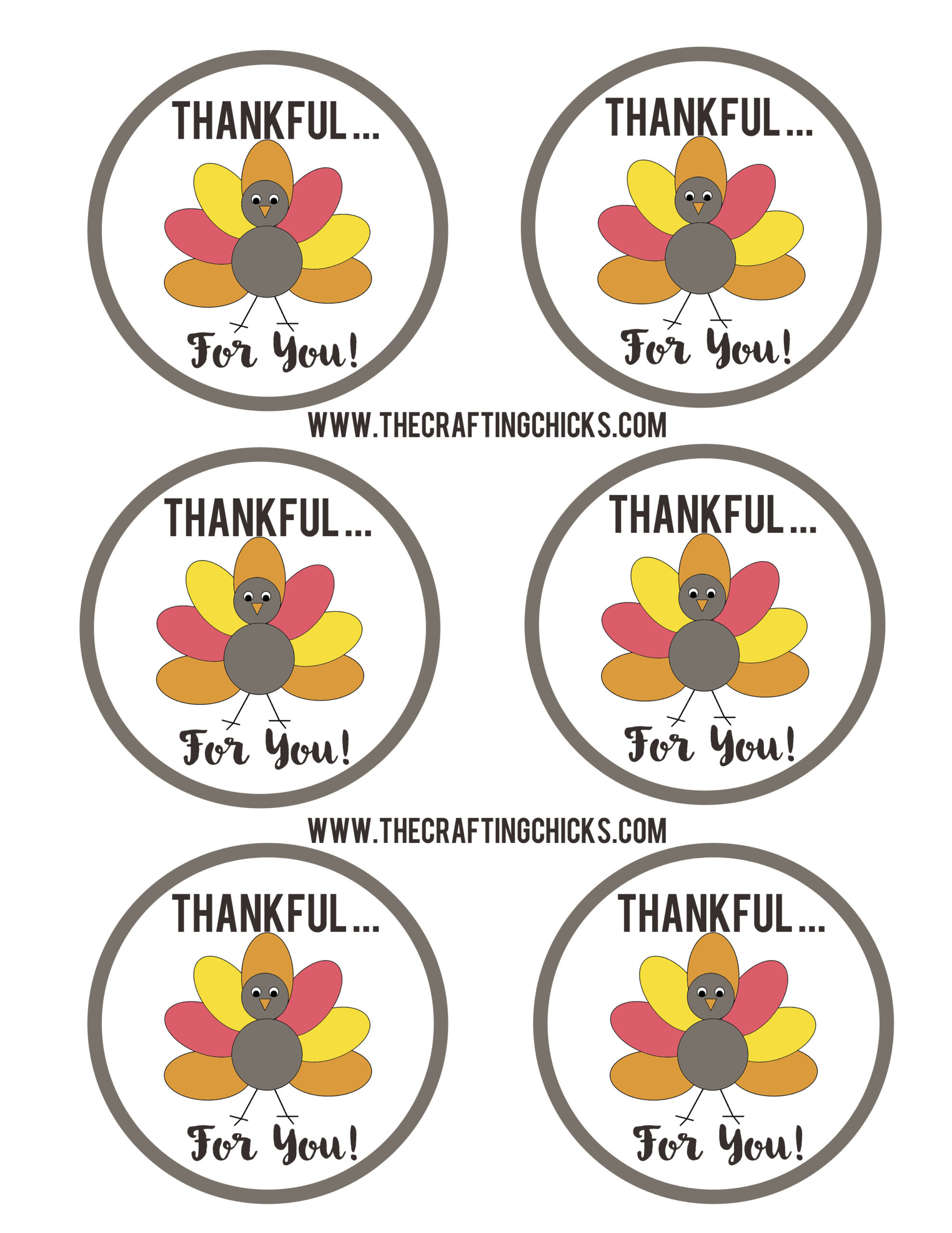 Free Printable Thankful Tags intended for Free Printable Thanksgiving Gift Tags Template