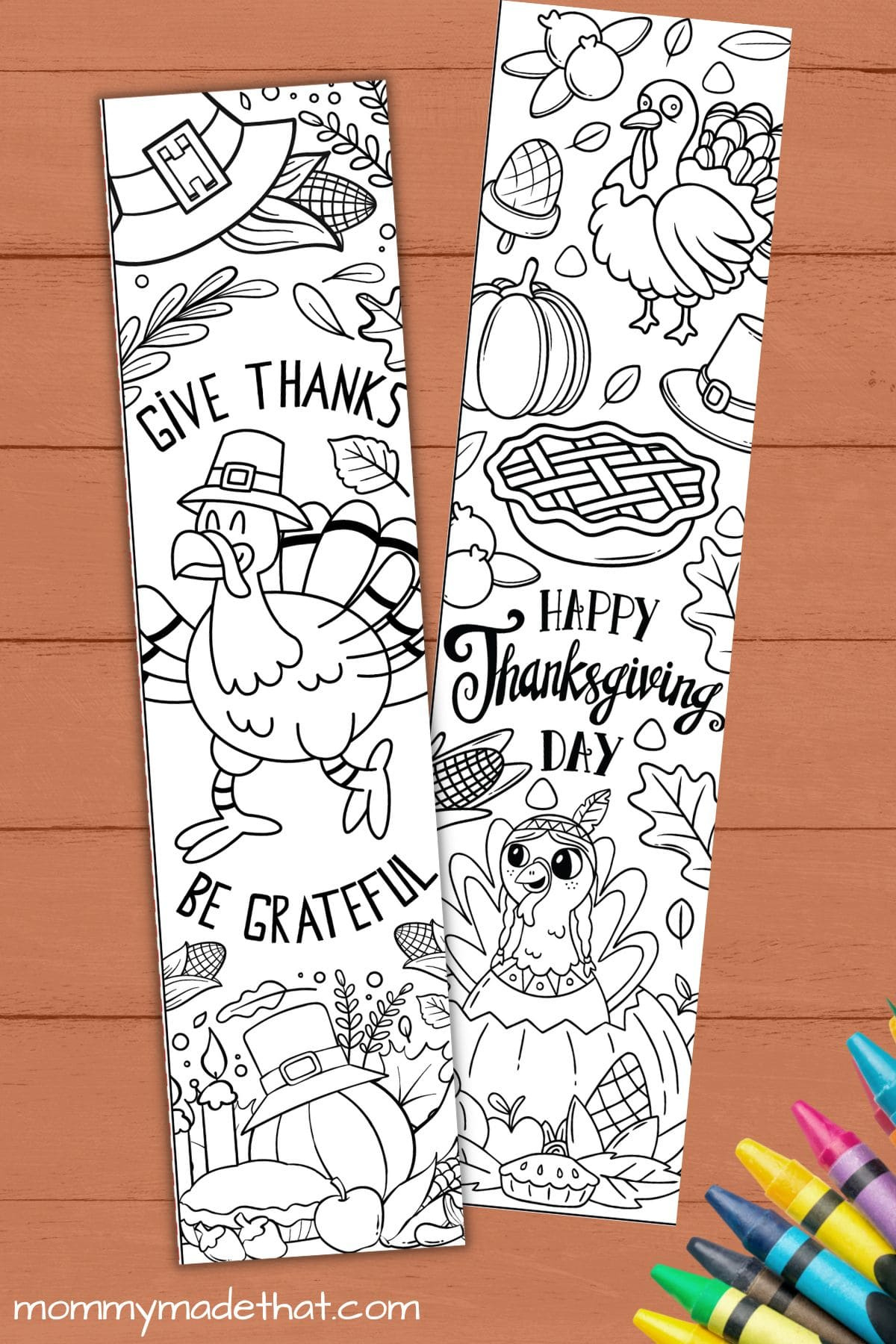 Free Printable Thanksgiving Bookmarks To Color with Free Printable Turkey Bookmarks
